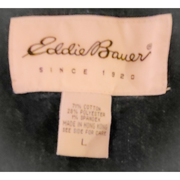 Eddie Bauer denim zip front hoodie vest - Picture 4 of 4